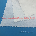 100% katun nonwoven interlining backing fabric untuk garmen